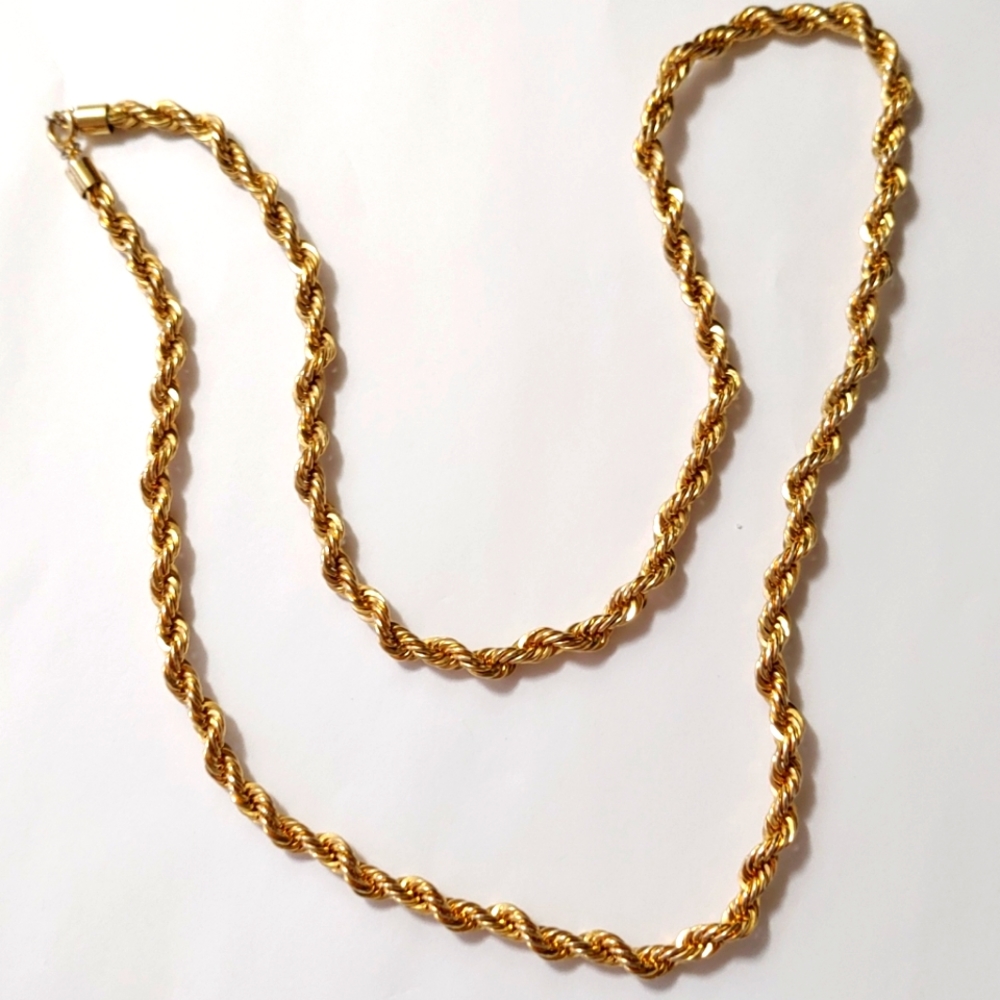 Twisted Rope Chain Necklace